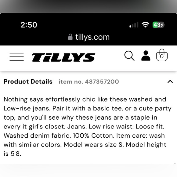 Edikted jeans • NEW NWT • size XS or 0 - Picture 7 of 9